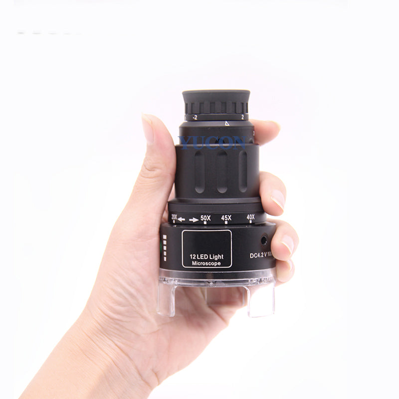 Vividia FM-20503 Portable Handheld Mini Zoom Microscope 20x to 50x