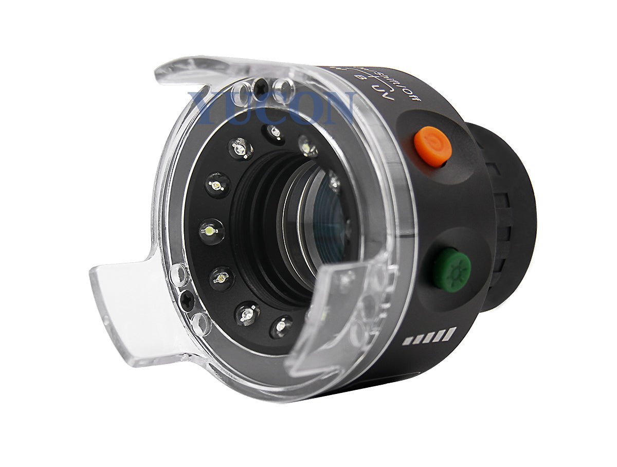 Vividia FM-063 Portable Magnifier 6x With Three Types of Lightings White Blue Violet