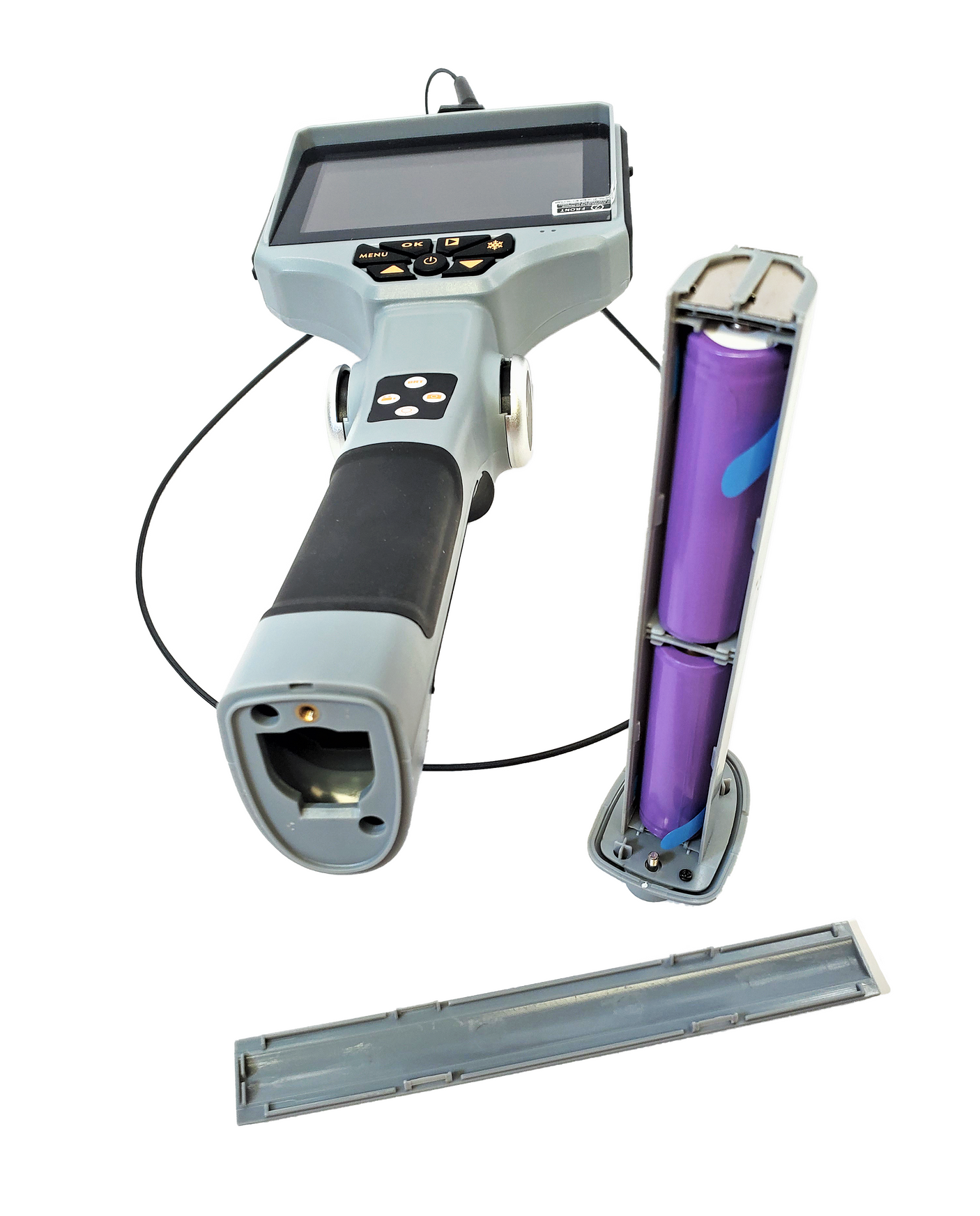 Vividia NP-R Series Rigid 0.95mm to 2.8mm Small Diameter Video Borescope 5" Monitor Optical Fiber Lighting