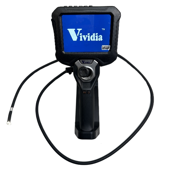 Vividia CF-62150-20 360° 6mm Joystick Articulating Working Channel Borescope with 5" LCD Monitor