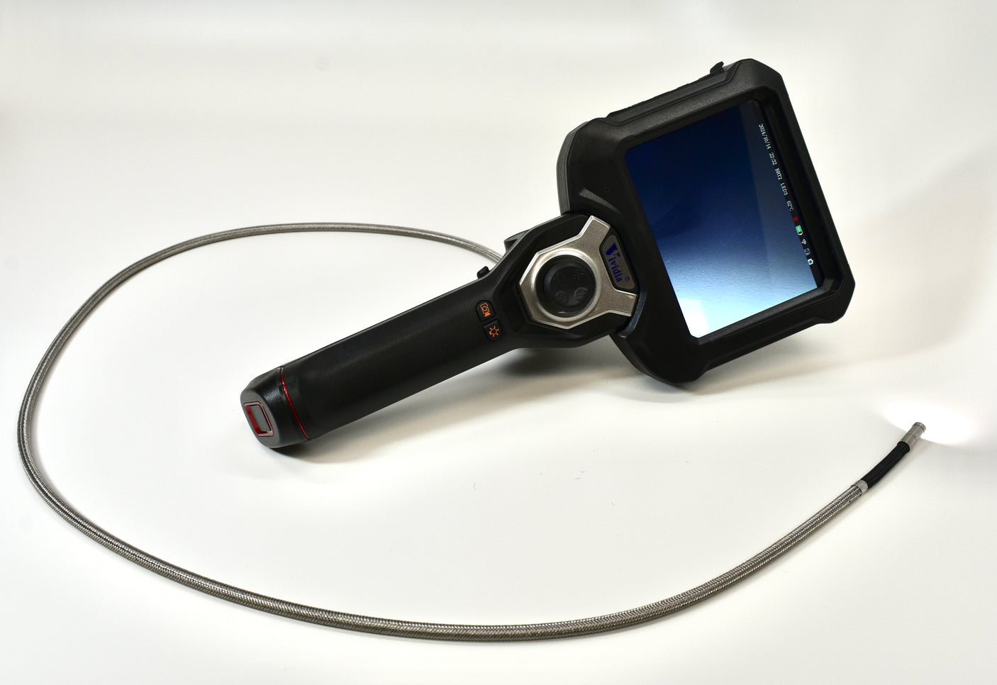 Vividia CF-6000 Series 6mm Flexible Joystick Articulating Video Borescope 5" Monitor