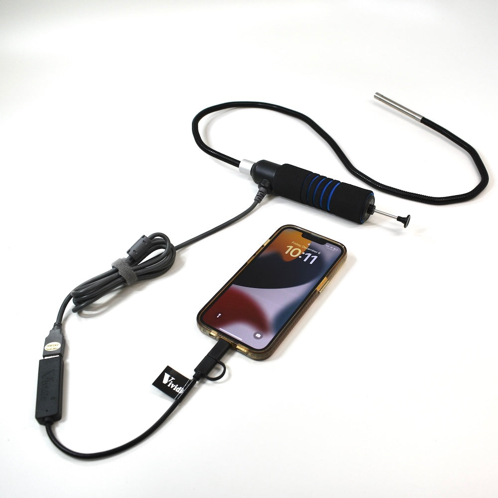 Vividia G-610U G-810U Semi-Rigid Visual BlueEye Grabber Borescope Pickup Rerieval Tool with HD Camera