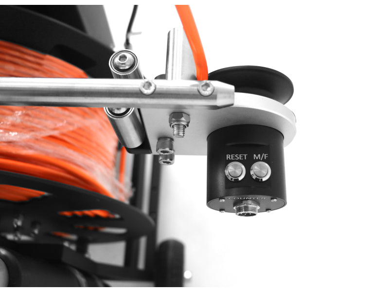 Vividia DV13-45LDP-M300 Underwater Borehole Well Inspection Camera System with 45mm Diameter Rotational Dual-View Camera and Motorized Reel