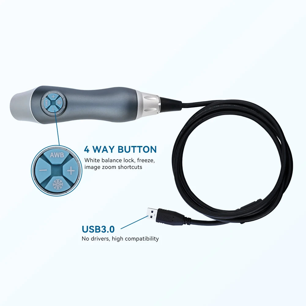 Vividia ET-078 Ultra Slim Industrial Borescope Endoscope Inspection Camera with Diameter Less Than 1mm