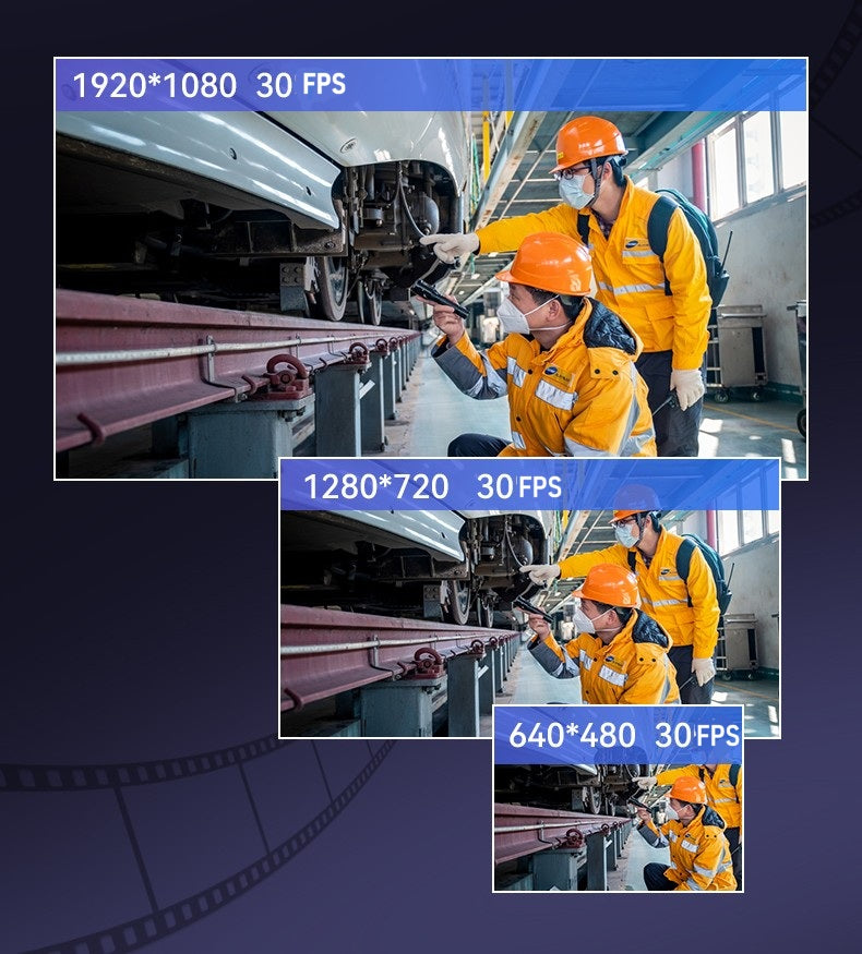 Vividia F9 Heavy Duty Metal Flashlight DVR Camera with One 3W White LED Light and 1.5 Inch LCD Monitor and Rechargeable Battery