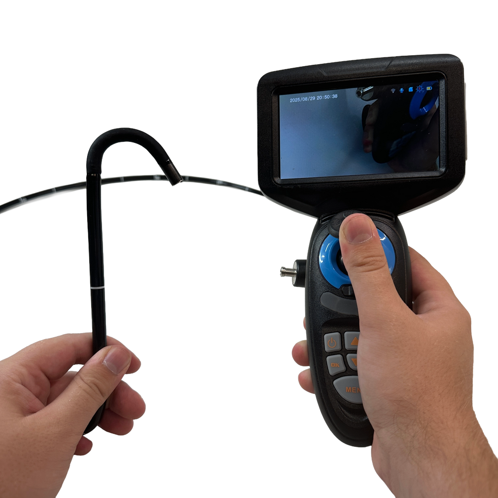 Vividia VE-8150AW Joystick Articulaiton Veterinary Equine Endoscope 8mm Diameter 4.5" Monitor Air/Water Cleaning Channel