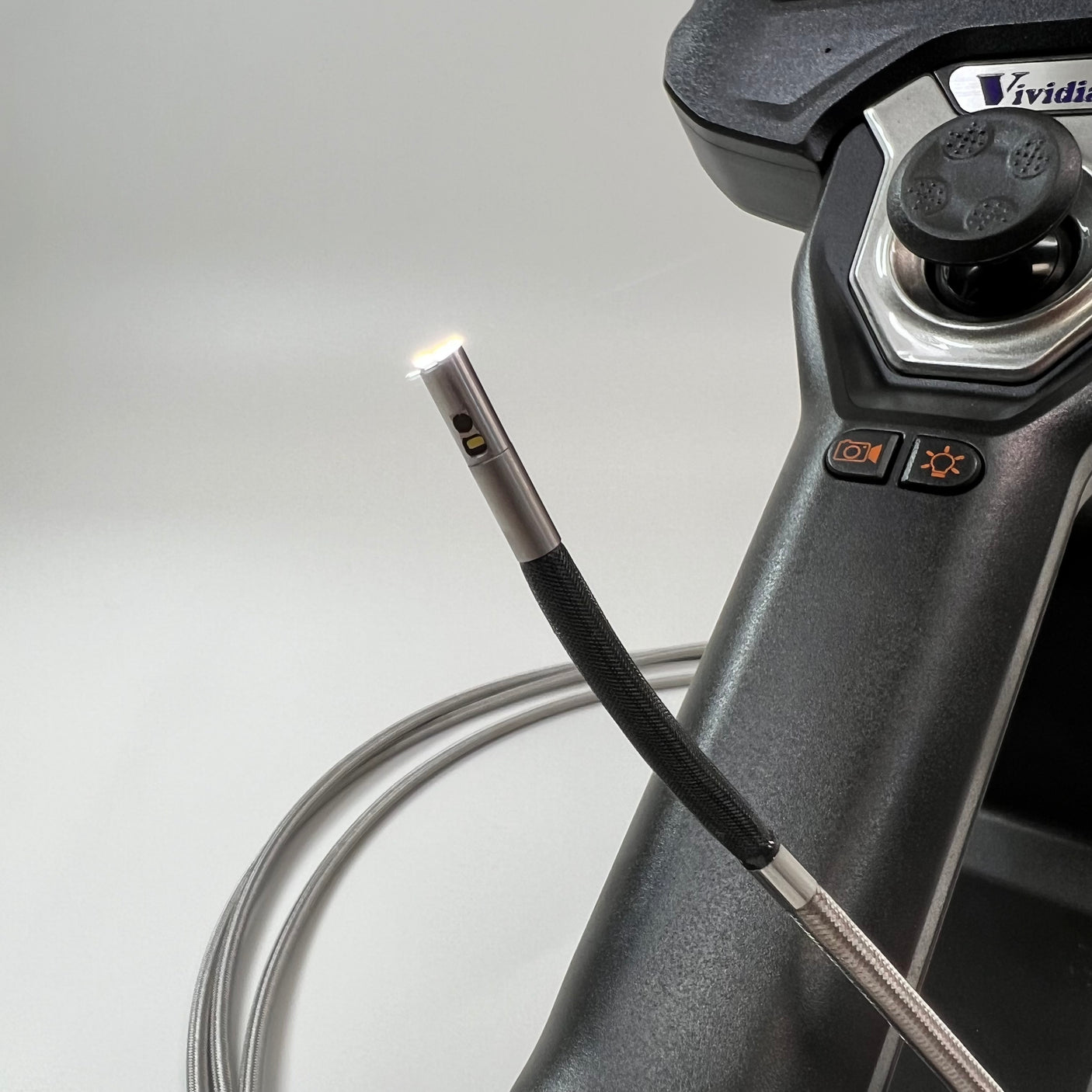 Vividia CF-D4000 Series 4mm Flexible Joystick Dual-Camera Monitor Borescope