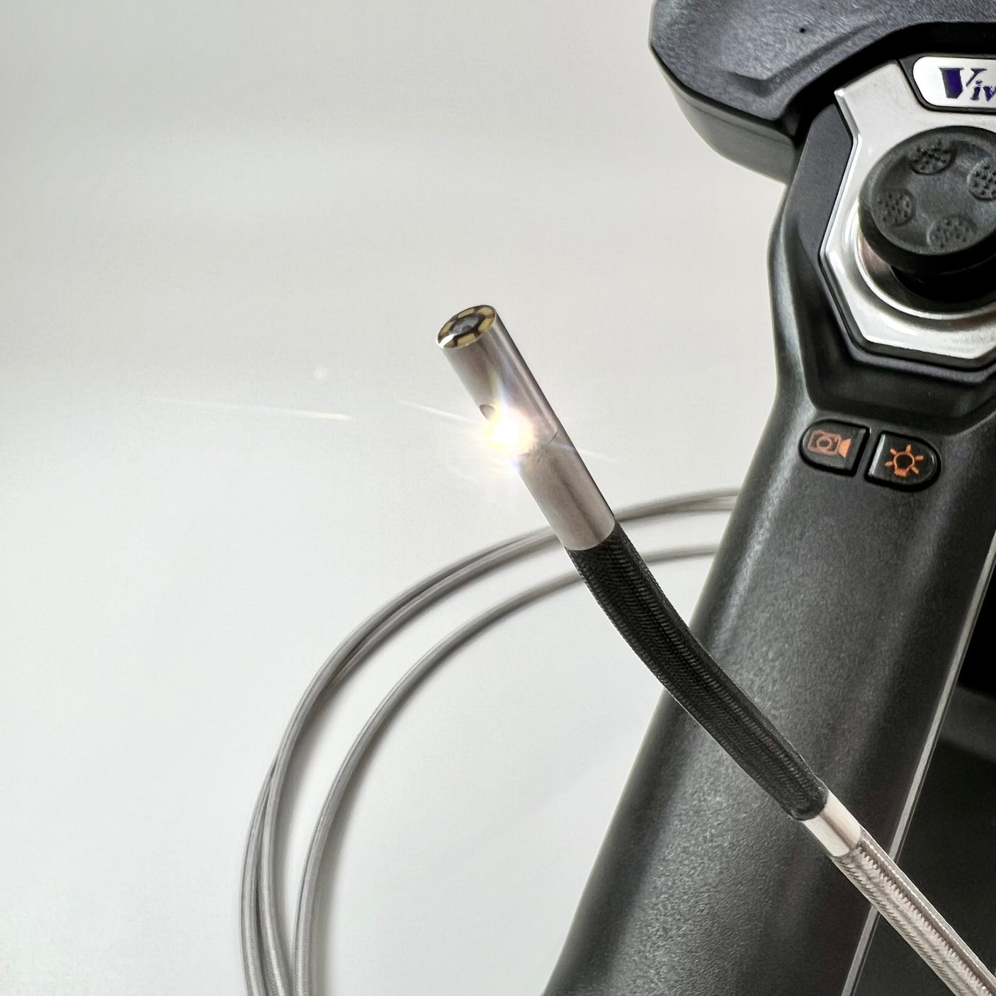 Vividia CF-D4000 Series 4mm Flexible Joystick Dual-Camera Monitor Borescope