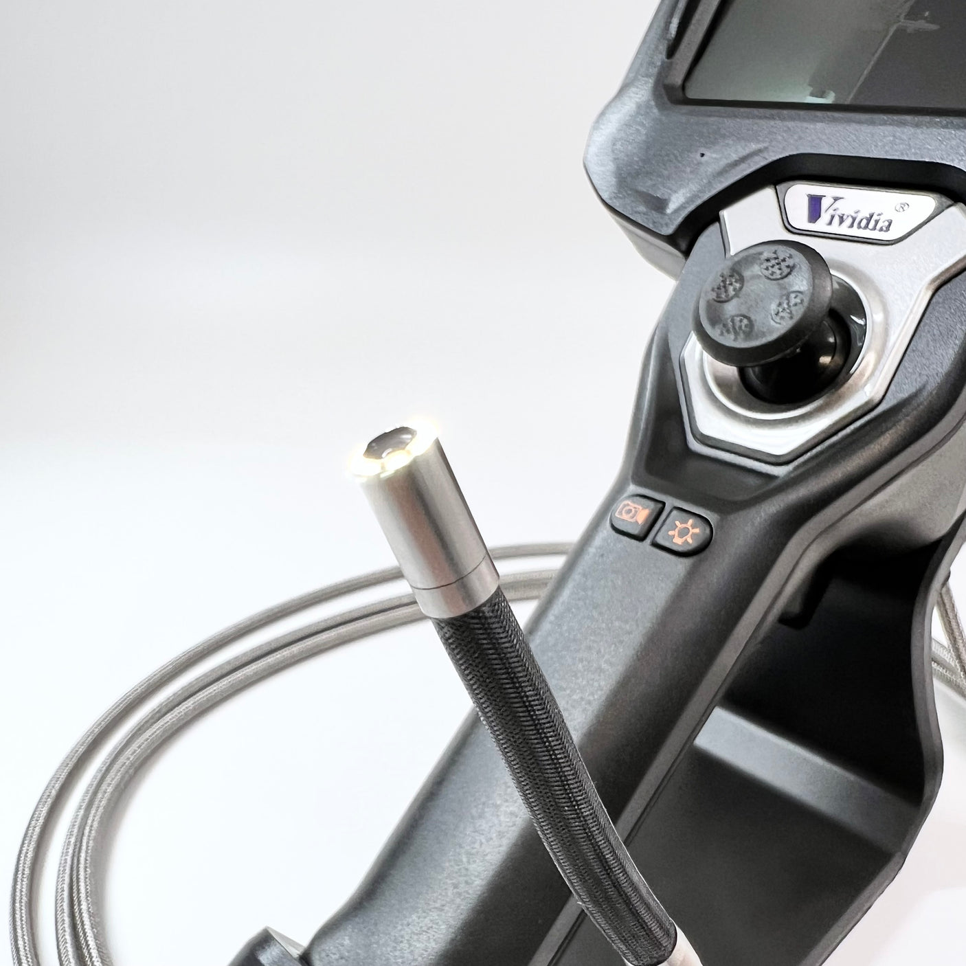 Vividia CF-6000 Series 6mm Flexible Joystick Articulating Video Borescope 5" Monitor