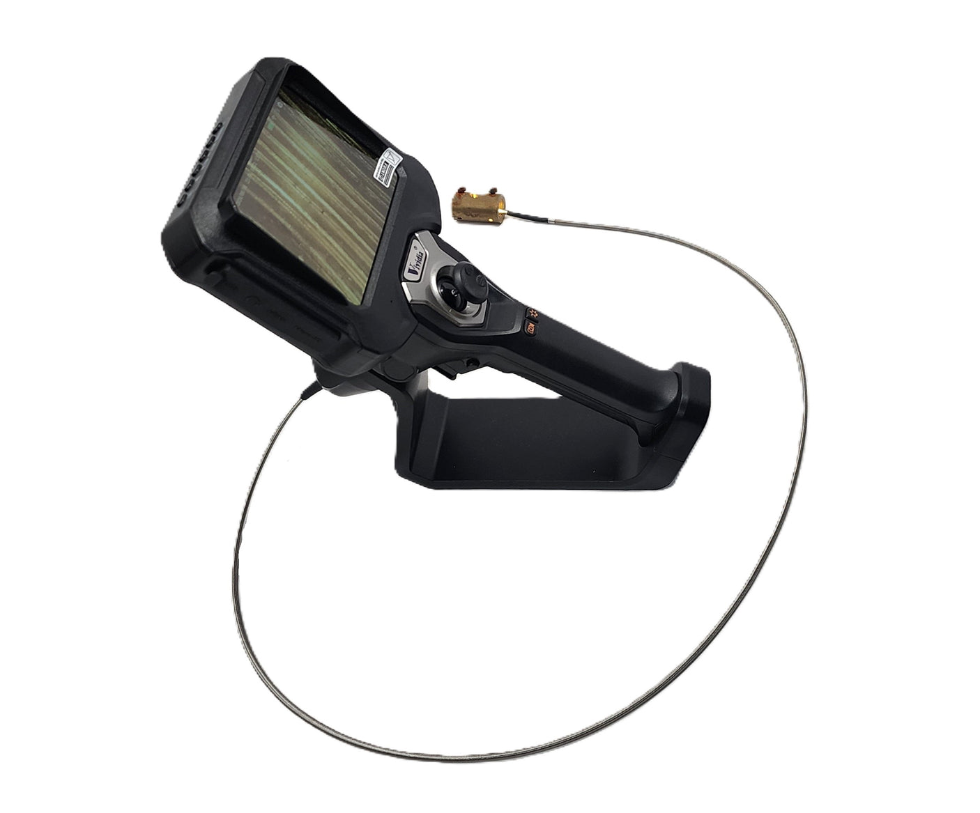 Vividia CF-7510HT Flexible High Temperature Joystick Articulating Inspection Camera Borescope Videoscope with 7.5mm (0.295") Diameter 1.0m Long Waterproof Probe and Air Cooling Channe