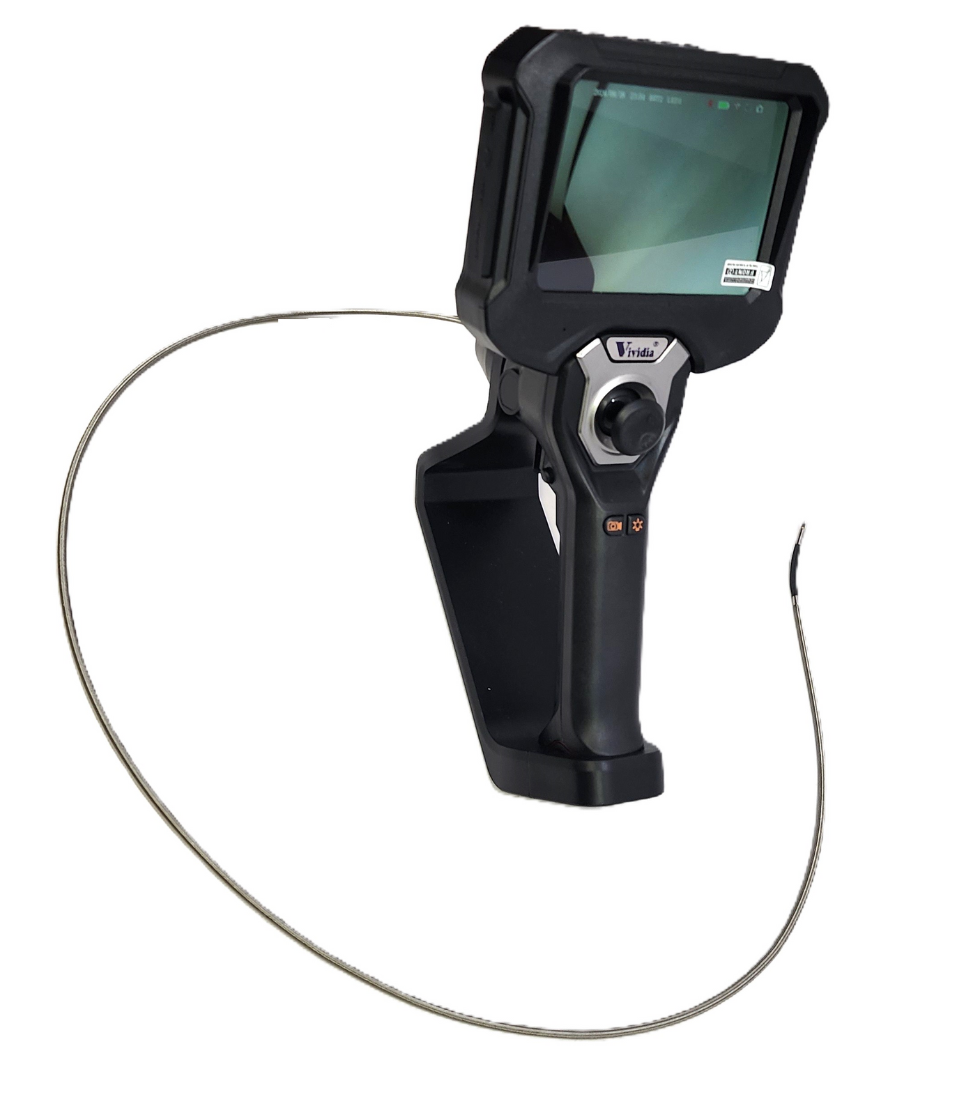 Vividia CF-7510HT Flexible High Temperature Joystick Articulating Inspection Camera Borescope Videoscope with 7.5mm (0.295") Diameter 1.0m Long Waterproof Probe and Air Cooling Channe