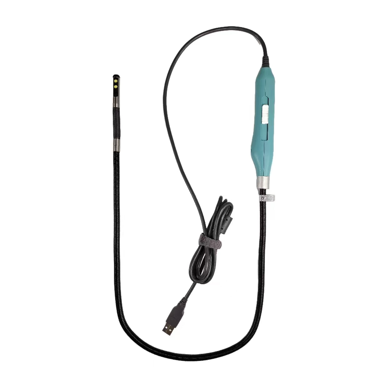 Vividia VA-968Q Semi-Rigid 2-Way Articulation Strong Illumination Side-View USB Video Borescope