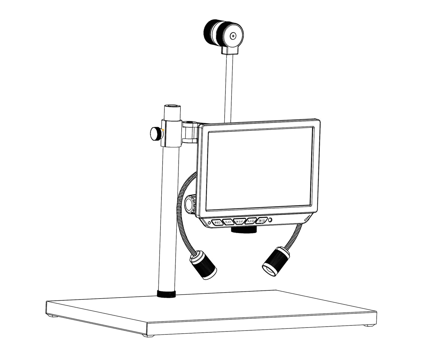 ViSee TVM-810AF2 Tabletop Autofocus 4K UHD Video Low Vision Magnifier with Dual Cameras and 10" Built-in Display Monitor