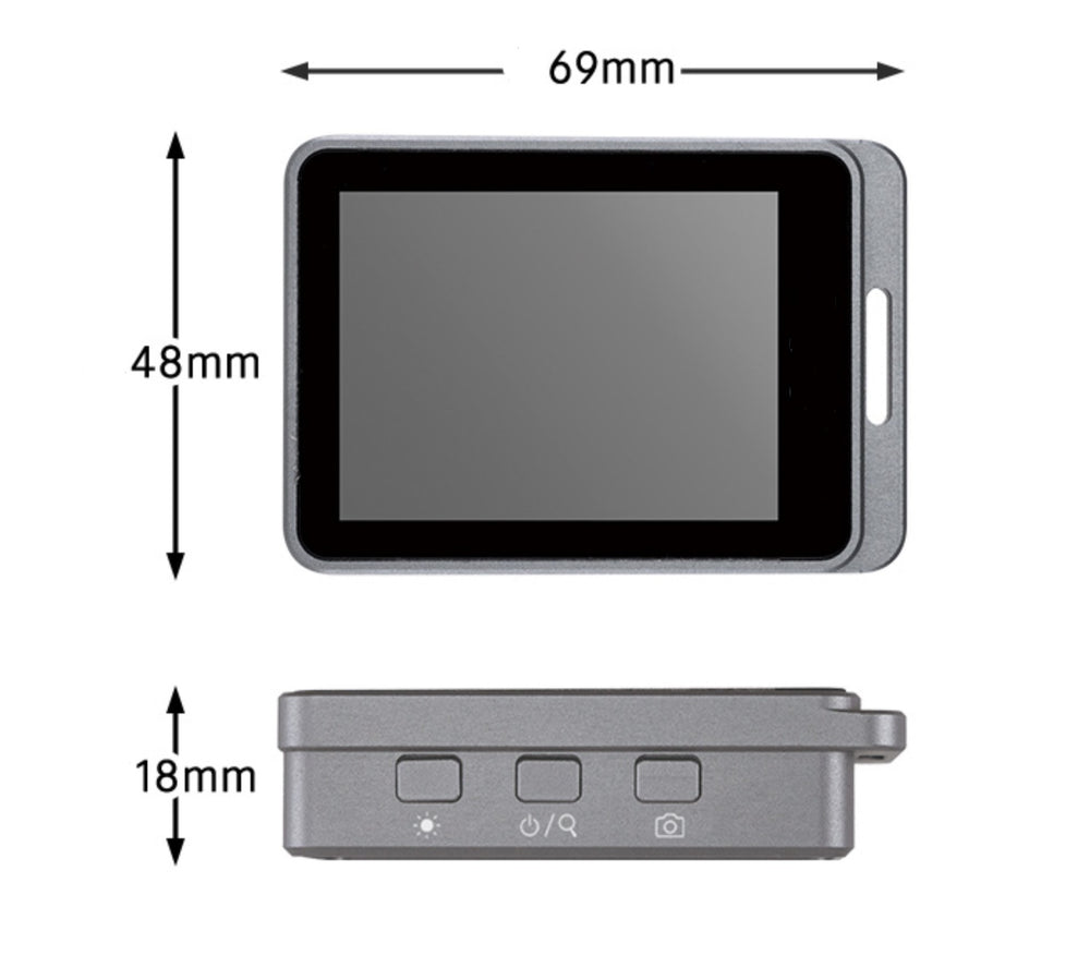 Vividia MM-240 Mini Metal Portable Pocket Microscope Magnifier 2.4" LCD Screen 7x 12x and 19x Magnification