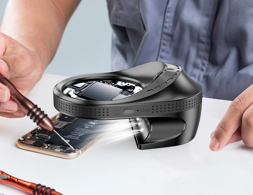 Vividia MM-280 Portable Digital Magnifier Microscope 2.8" Round Monitor Max. 20x Magnificaiton