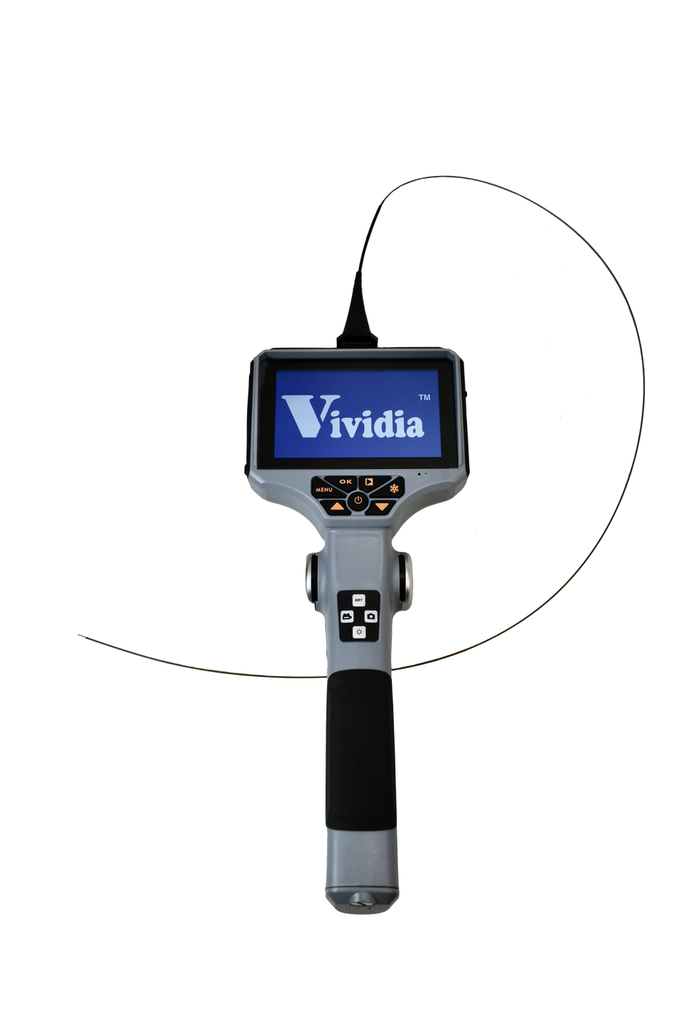 Vividia NP-0 Series 0.95mm to 2.8mm Flexible Small Diameter Video Borescope 5" Monitor Optical Fiber Lighting