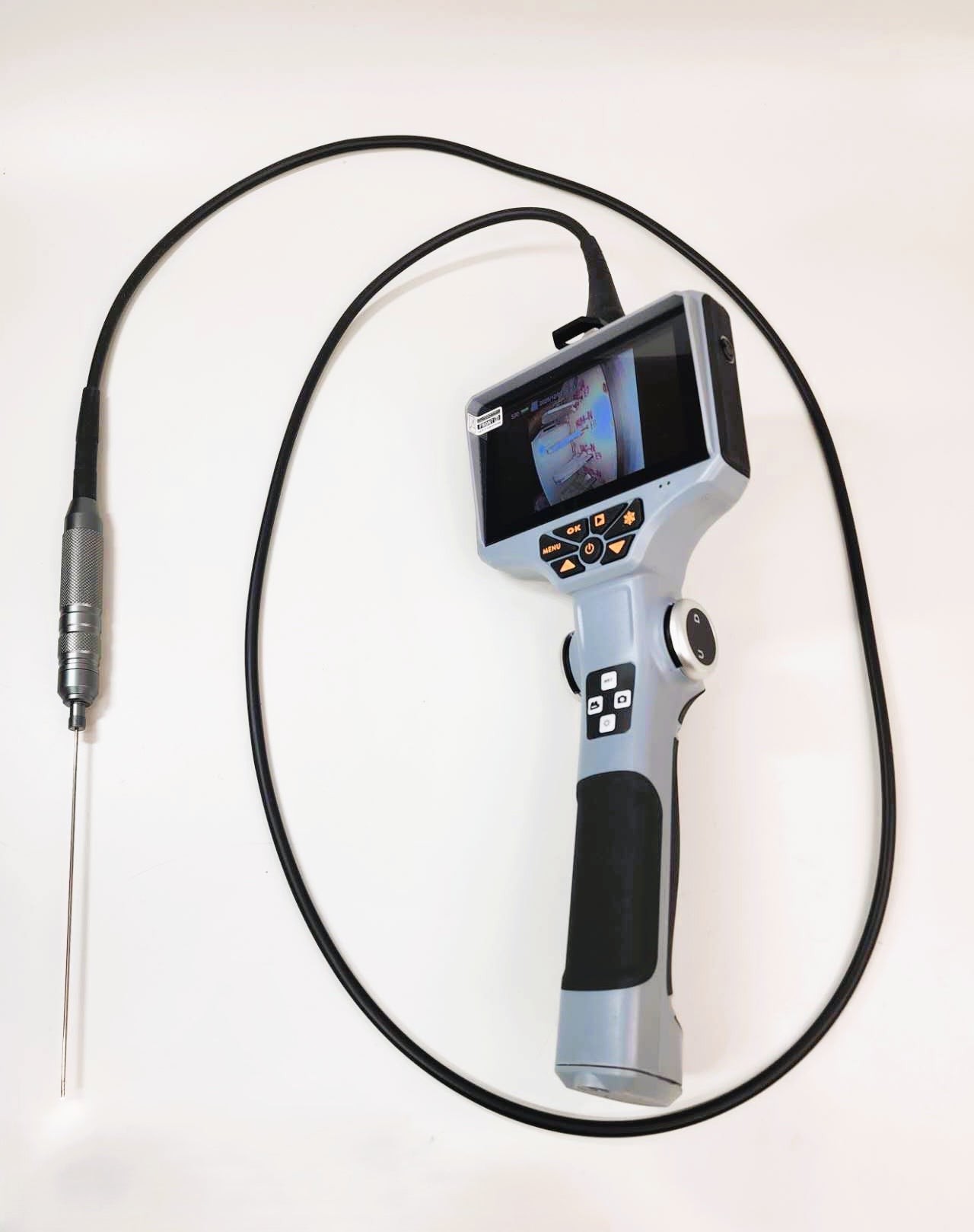 Vividia NP-R Series Rigid 0.95mm to 2.8mm Small Diameter Video Borescope 5" Monitor Optical Fiber Lighting