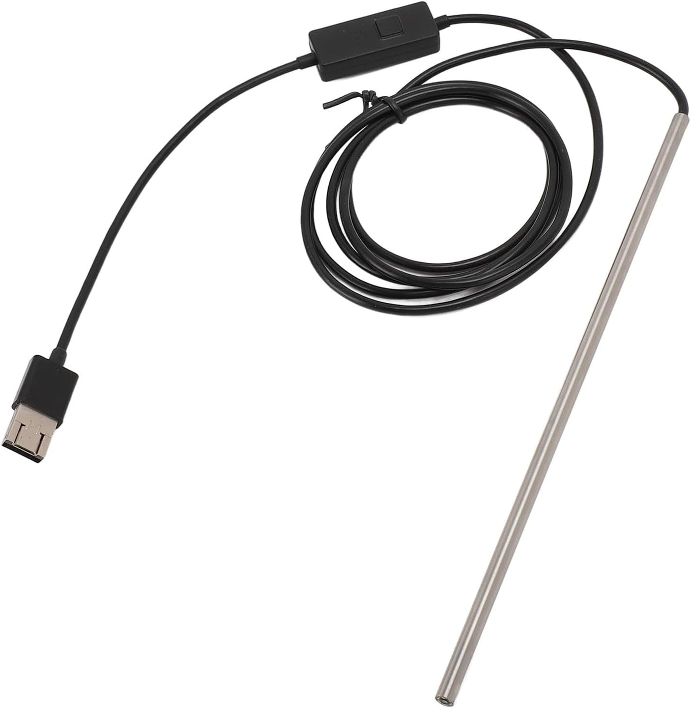 Vividia RB-49200 Rigid Needle-Like Straight USB Borescope 4.9mm 0.19" Diameter 8" long Probe