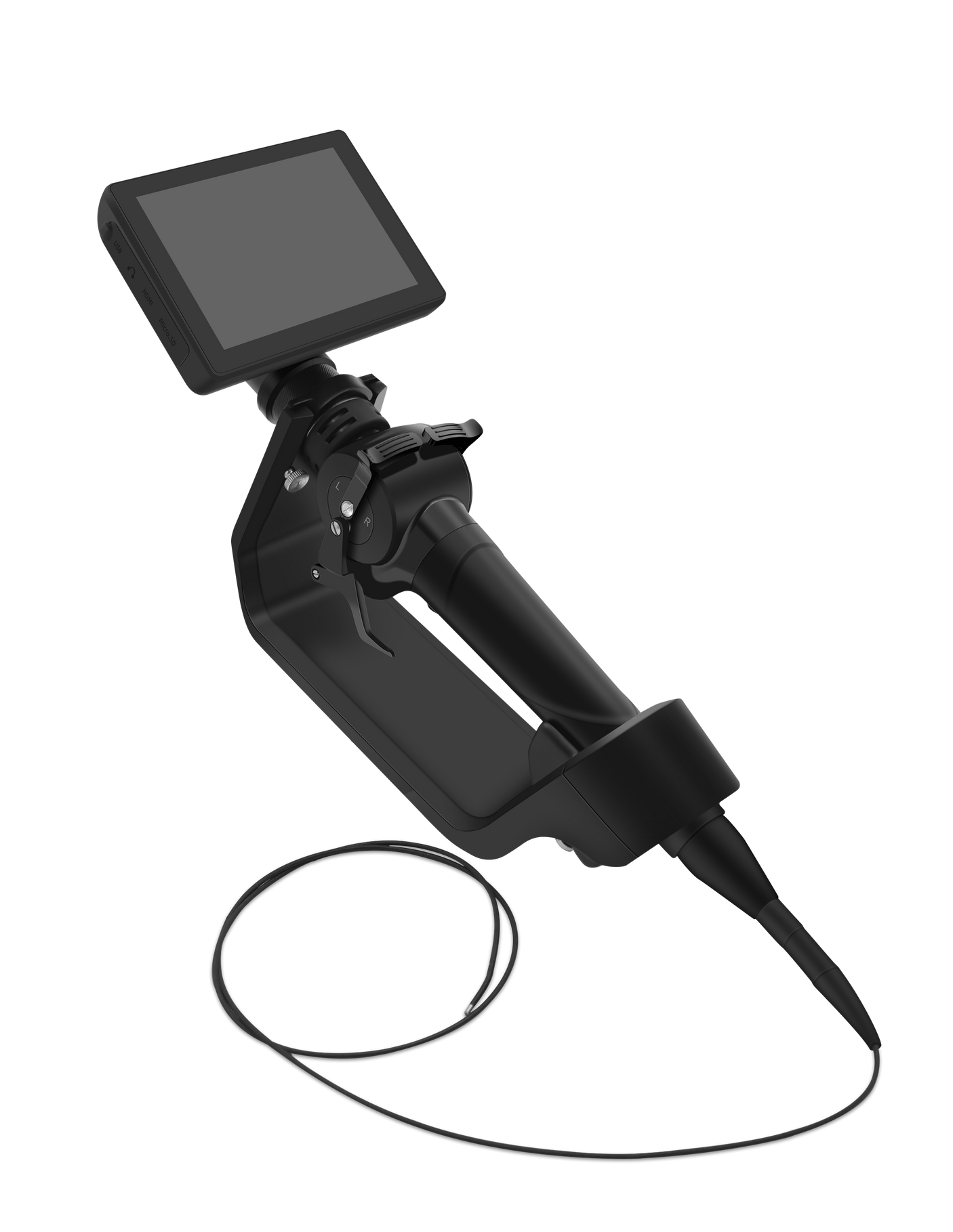 Vividia SV-0-07810 Flexible Video Borescope Ultra Thin 0.78mm Diameter 1m Long Probe 5" Touchscreen Monitor