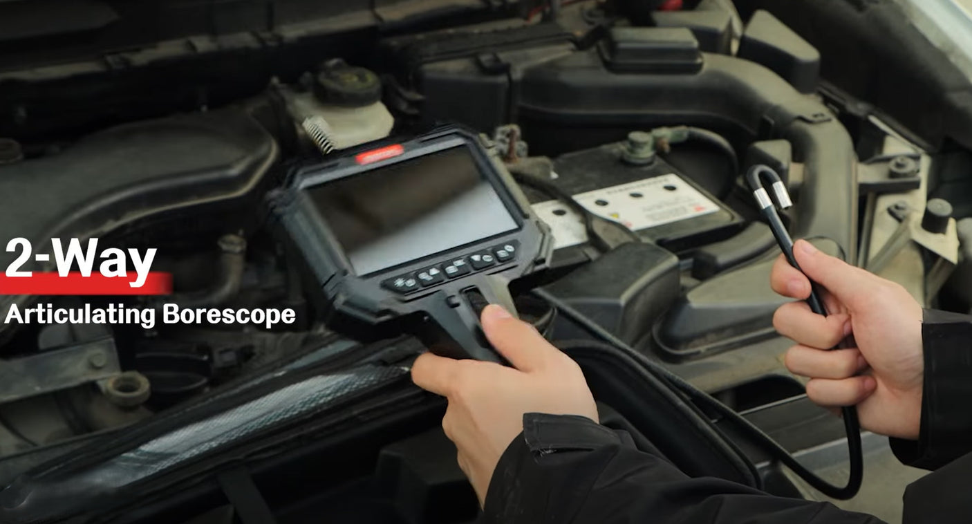Vividia UV-2-8510 Two-Way Articulation UV Video Borescope 8.5mm Diameter White & UV Lights