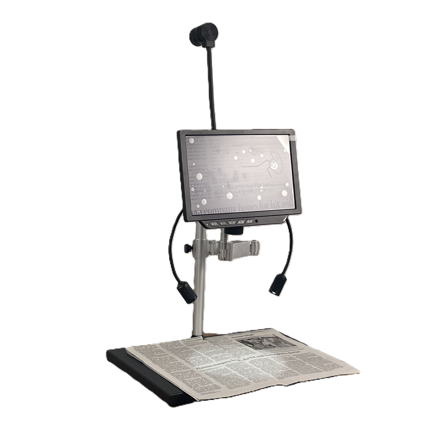 ViSee TVM-810AF2 Tabletop Autofocus 4K UHD Video Low Vision Magnifier with Dual Cameras and 10" Built-in Display Monitor