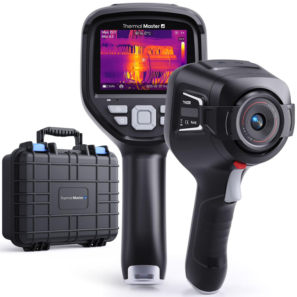 Handheld Thor Hammer Thermal Camera Th001 Th002 512×384 X³IR Resolution 640×480 3.5" IPS Screen Thermal Imager with Laser, -4℉to 1022℉, 60Hz