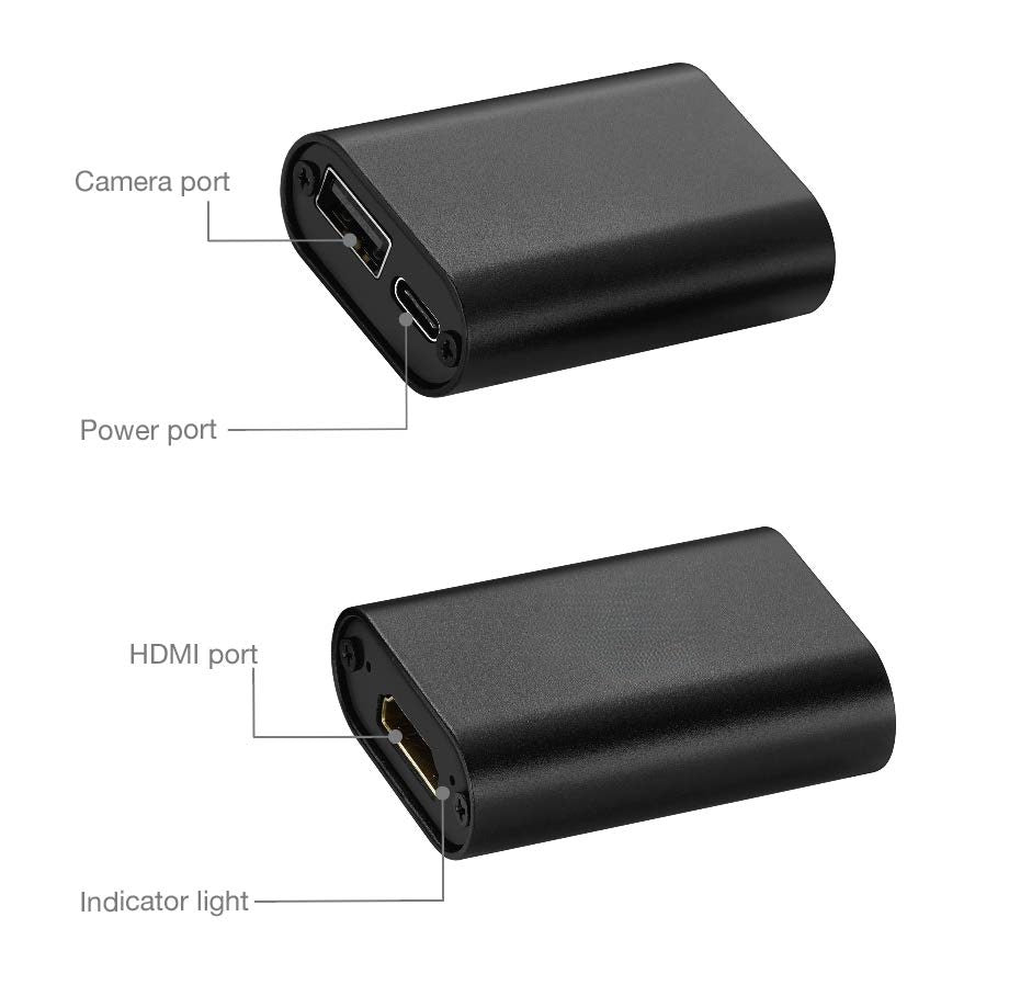 Vividia U-102 U2H USB Camera to HDMI Monitor Adapter Coupler Converter