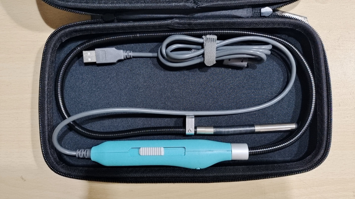 Vividia VA-968Q Semi-Rigid 2-Way Articulation Strong Illumination Side-View USB Video Borescope
