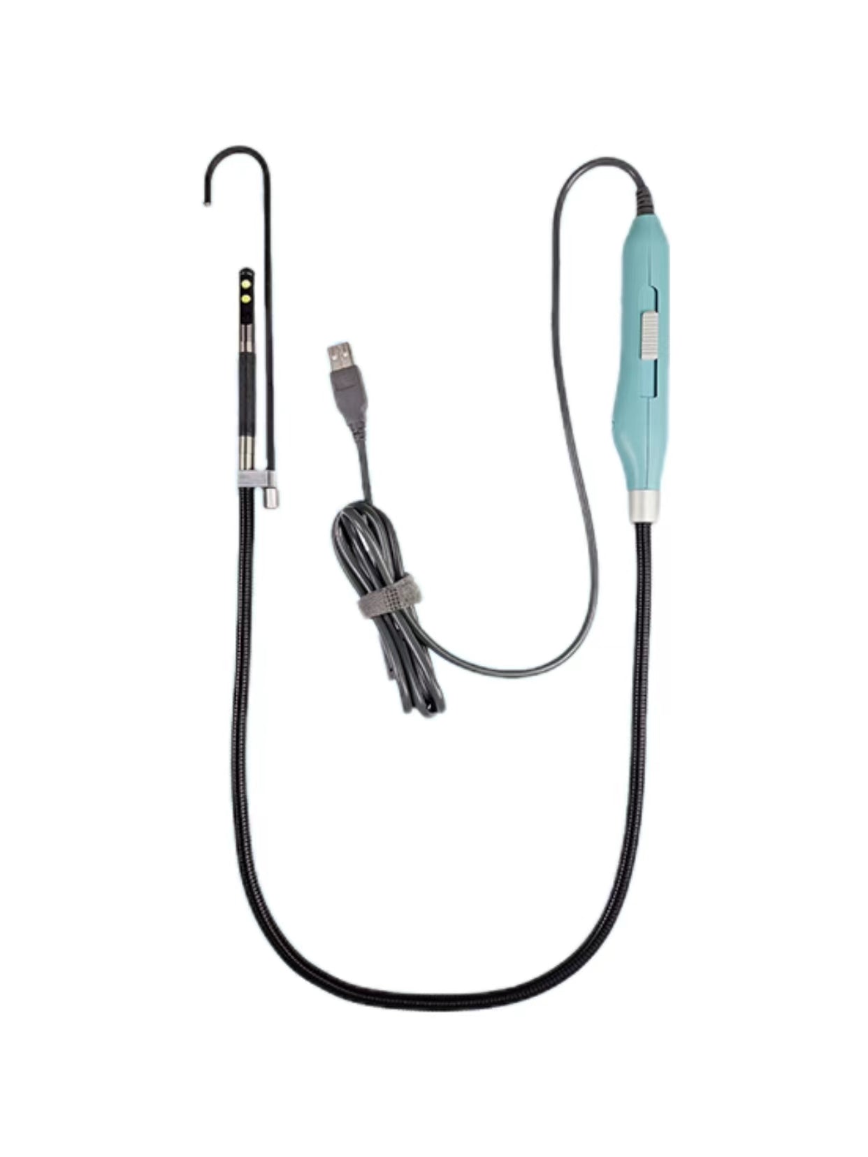 Vividia VA-968Q Semi-Rigid 2-Way Articulation Strong Illumination Side-View USB Video Borescope