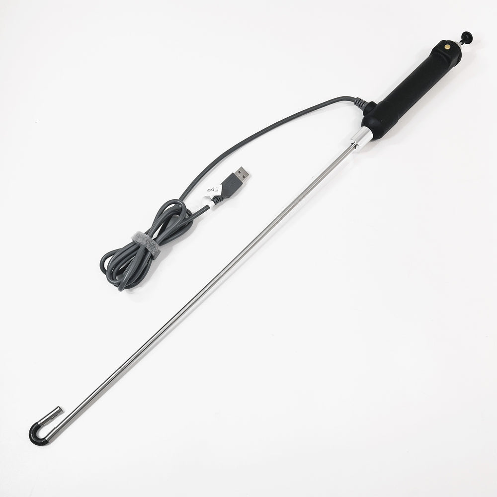 Vividia VA-D4065 Rigid USB Borescope Endoscope with Dual Camera and 180 Degree Articulating 6.5mm Diameter 40cm Long Probe and LED Lights