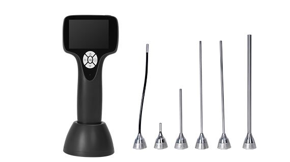 Vividia VO-103 LCD/USB Portable Handheld Veterinary HD Otoscope with 3" LCD Monitor USB Output Android and PC Windows MacBook