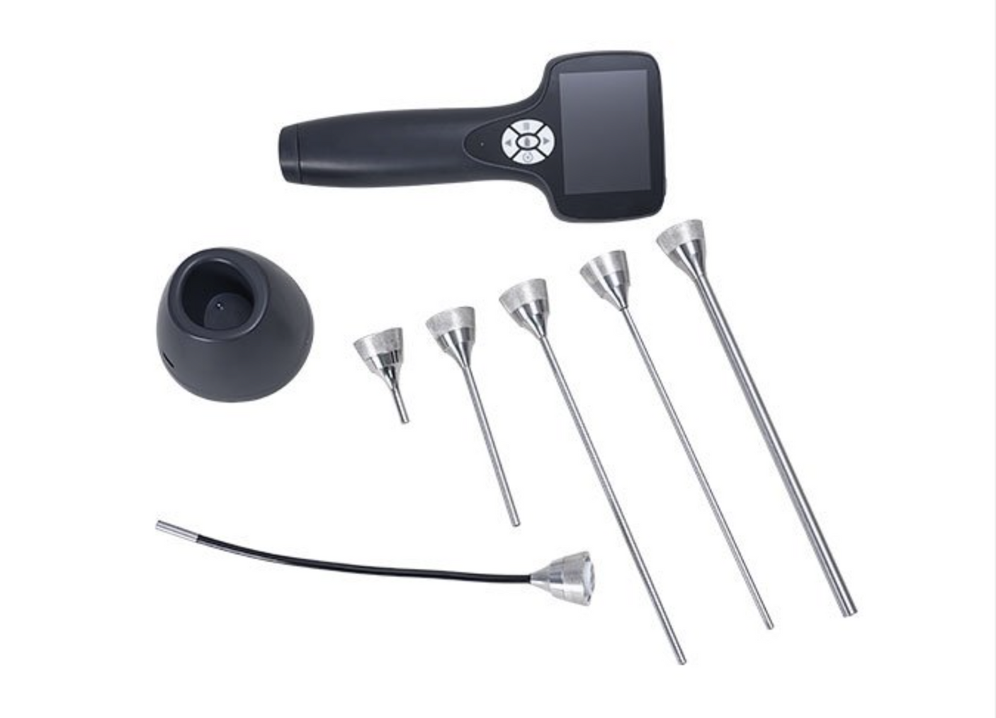 Vividia VO-103 LCD/USB Portable Handheld Veterinary HD Otoscope with 3" LCD Monitor USB Output Android and PC Windows MacBook