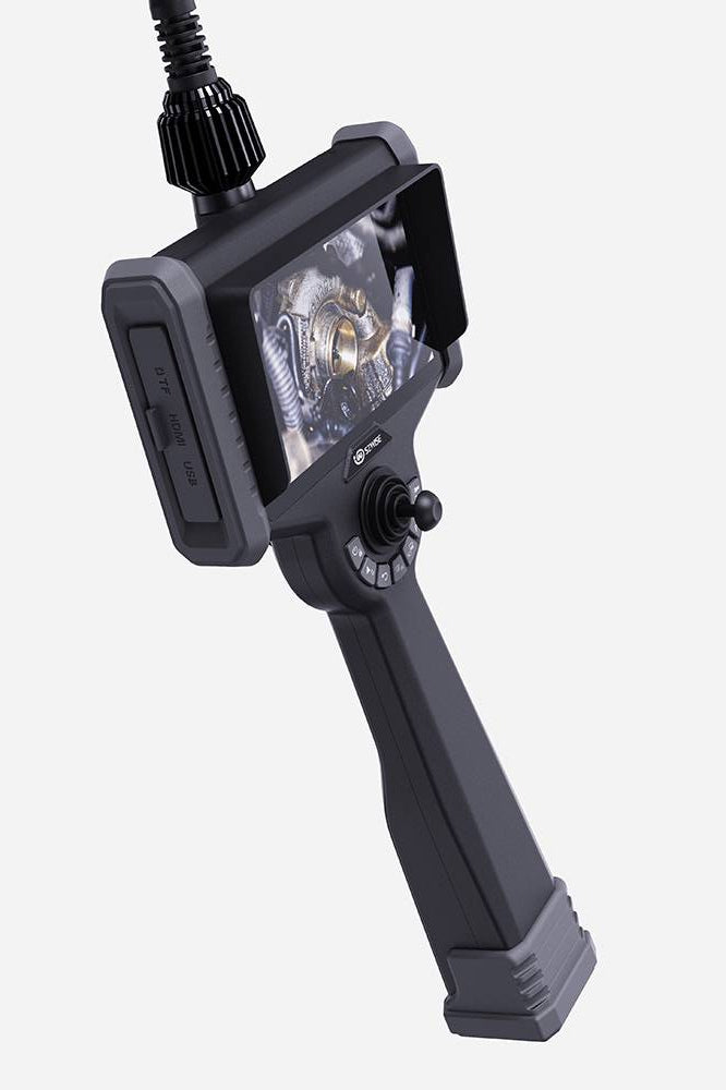 Vividia VK-2815 VP-2830 Joystick 360 Degree Articulating Video Borescope with 2.8mm Diameter 1.5 or 3 Meter Long Probe and 6" Touchscreen Monitor