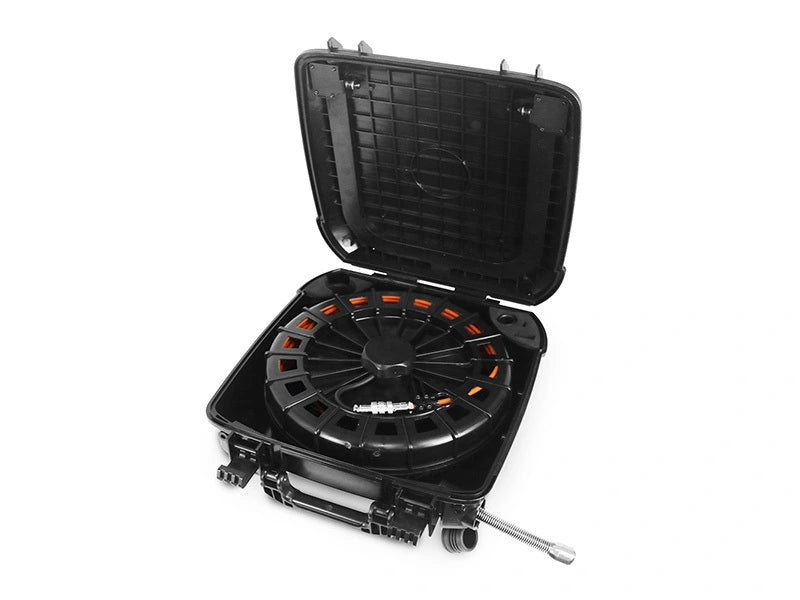 Vividia VS-20208 Mini Portable Pipe Sewer Inspection Camera with 20mm Diameter HD Camere Head 20m Long Push-Rod Cable and 8" Monitor