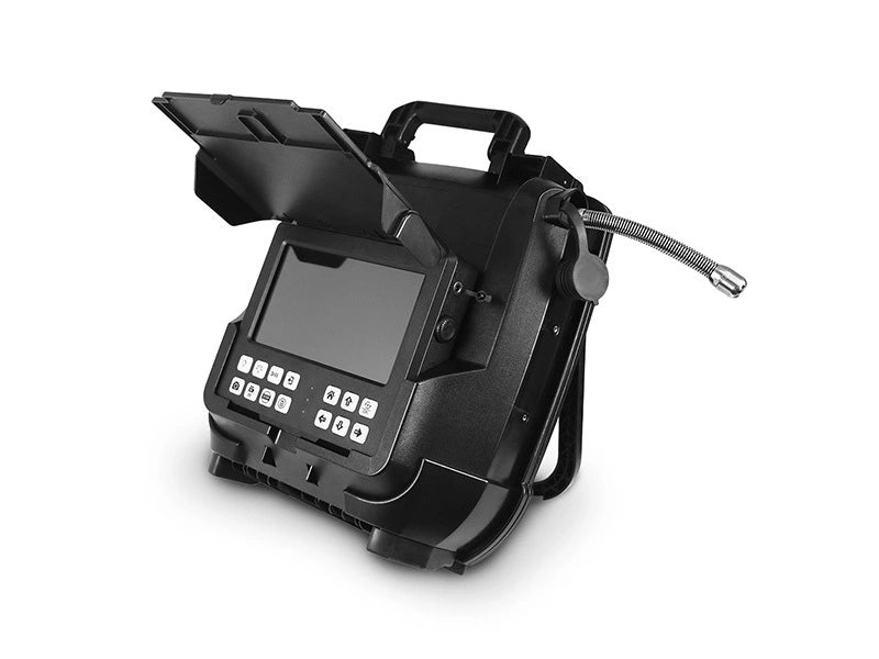 Vividia VS-20208 Mini Portable Pipe Sewer Inspection Camera with 20mm Diameter HD Camere Head 20m Long Push-Rod Cable and 8" Monitor