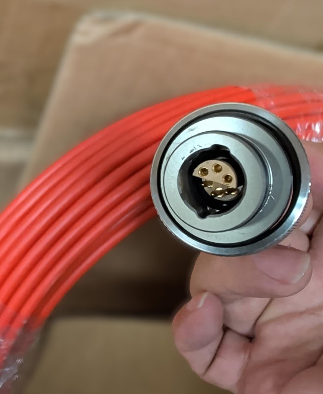 Red Replacement Push-Rod Cable 50m Long 7mm Diameter for VS-33PT50 Inspection Camera