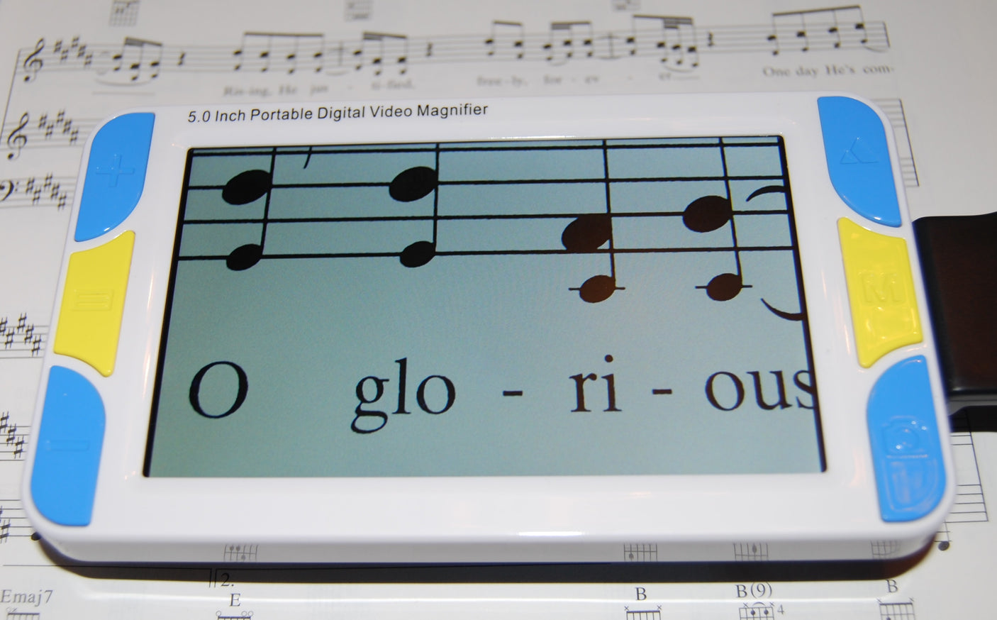 ViSee LVM-500 Portable Video Magnifier Reading Aide for Low Vision with 5 Inch Monitor and 15 Color Modes