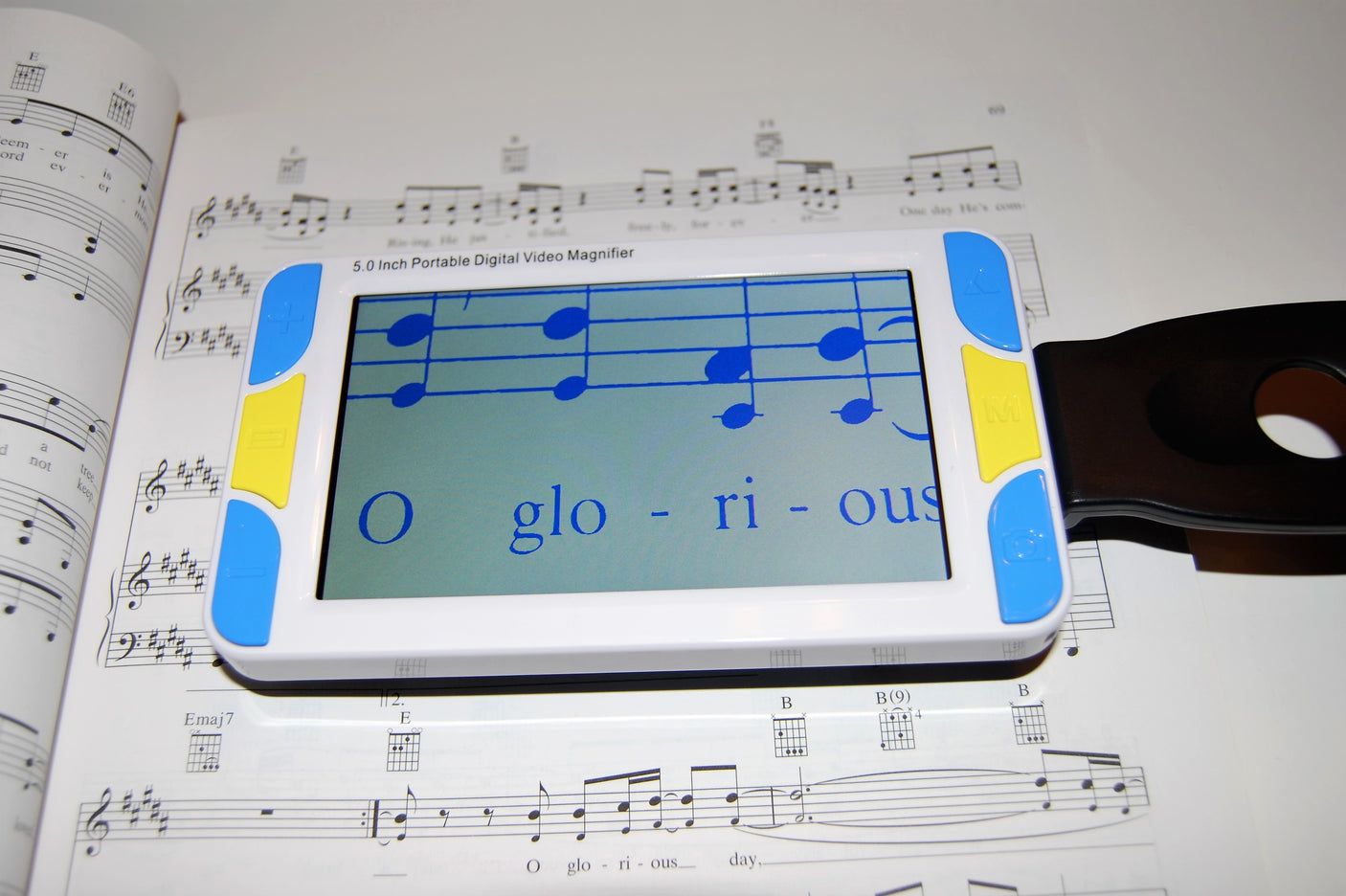 ViSee LVM-500 Portable Video Magnifier Reading Aide for Low Vision with 5 Inch Monitor and 15 Color Modes