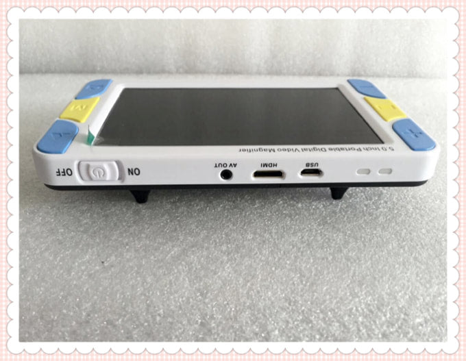ViSee LVM-500 Portable Video Magnifier Reading Aide for Low Vision with 5 Inch Monitor and 15 Color Modes