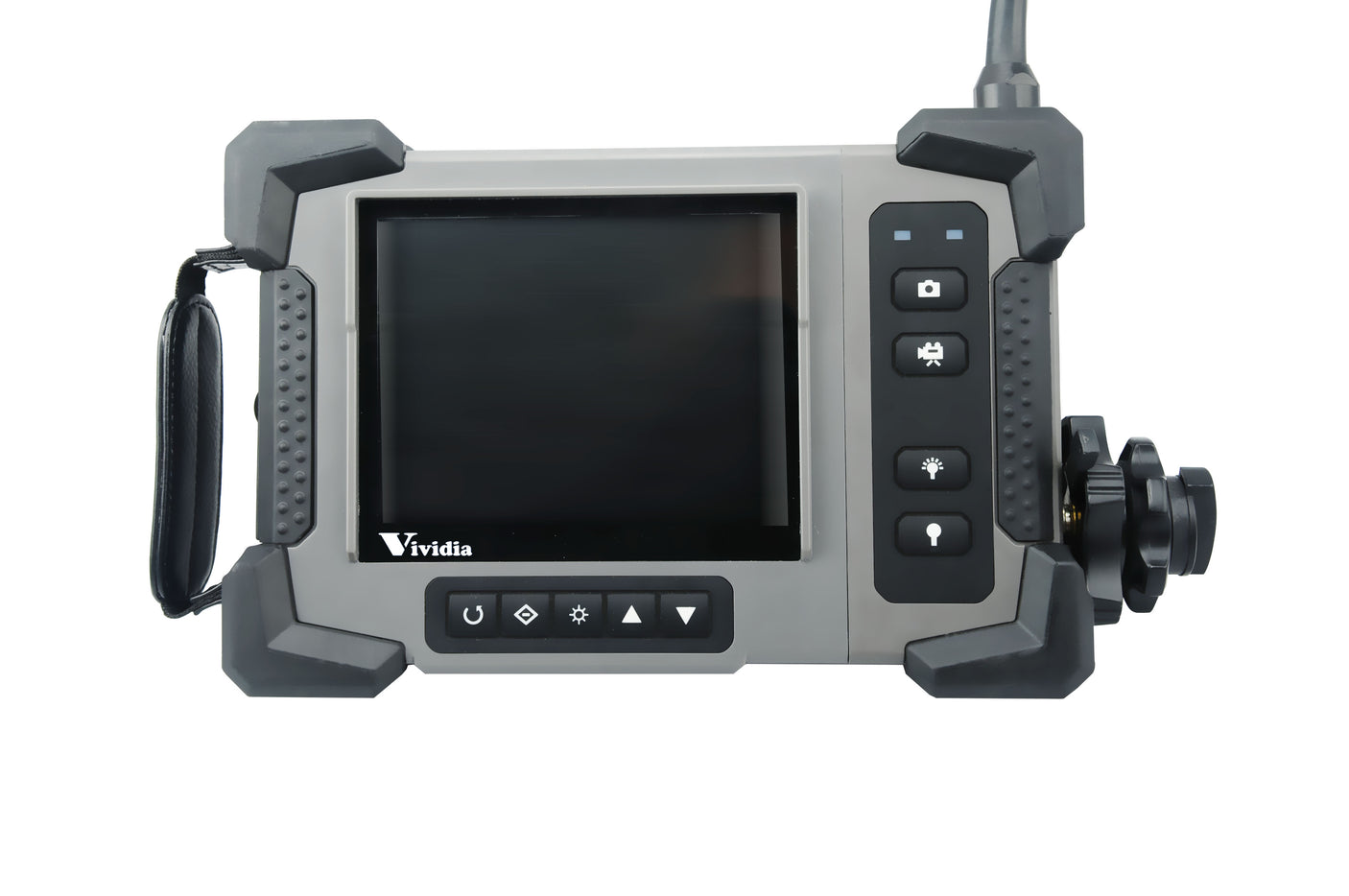 Vividia VA-D8800 Joystick-Controlled Articulating Videoscope Borescope with 8 Meter Long Tungsten Cable and 8mm Diameter Camera Probe