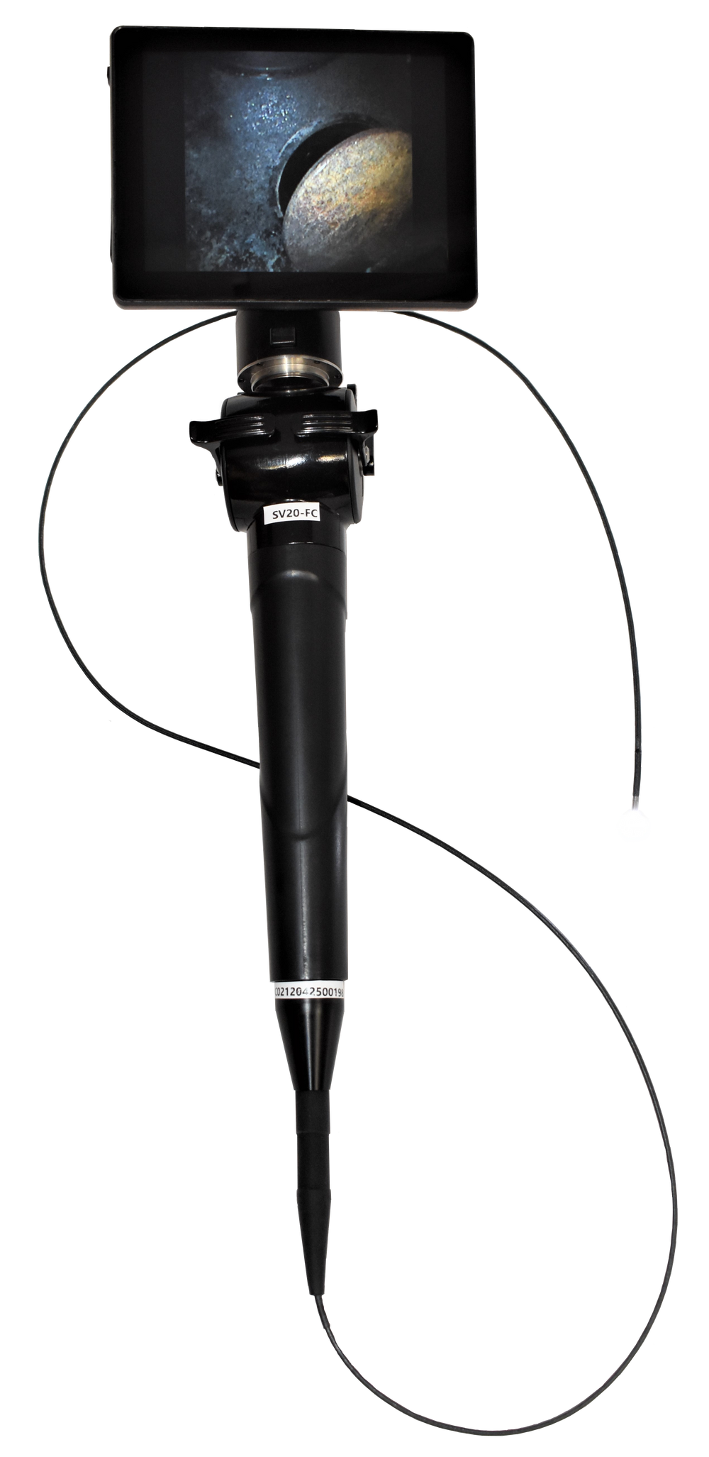Vividia SV-4-2010 Four-Way Articulating 2mm Diameter 1 Meter Long Videoscope Borescope Inspection Camera with 5" Touch Screen