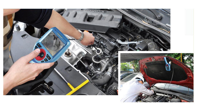 Vividia ME-600 Series 6mm Semi-Rigid Joystick Articulation Borescope 3.5" Monitor