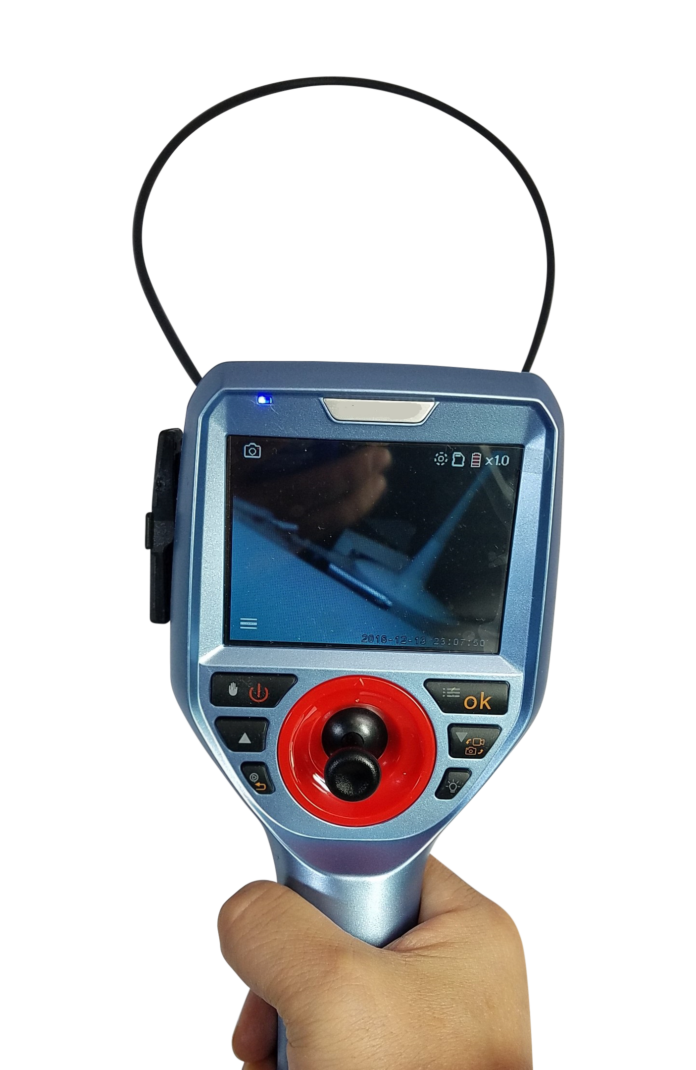 Vividia ME-600 Series 6mm Semi-Rigid Joystick Articulation Borescope 3.5" Monitor