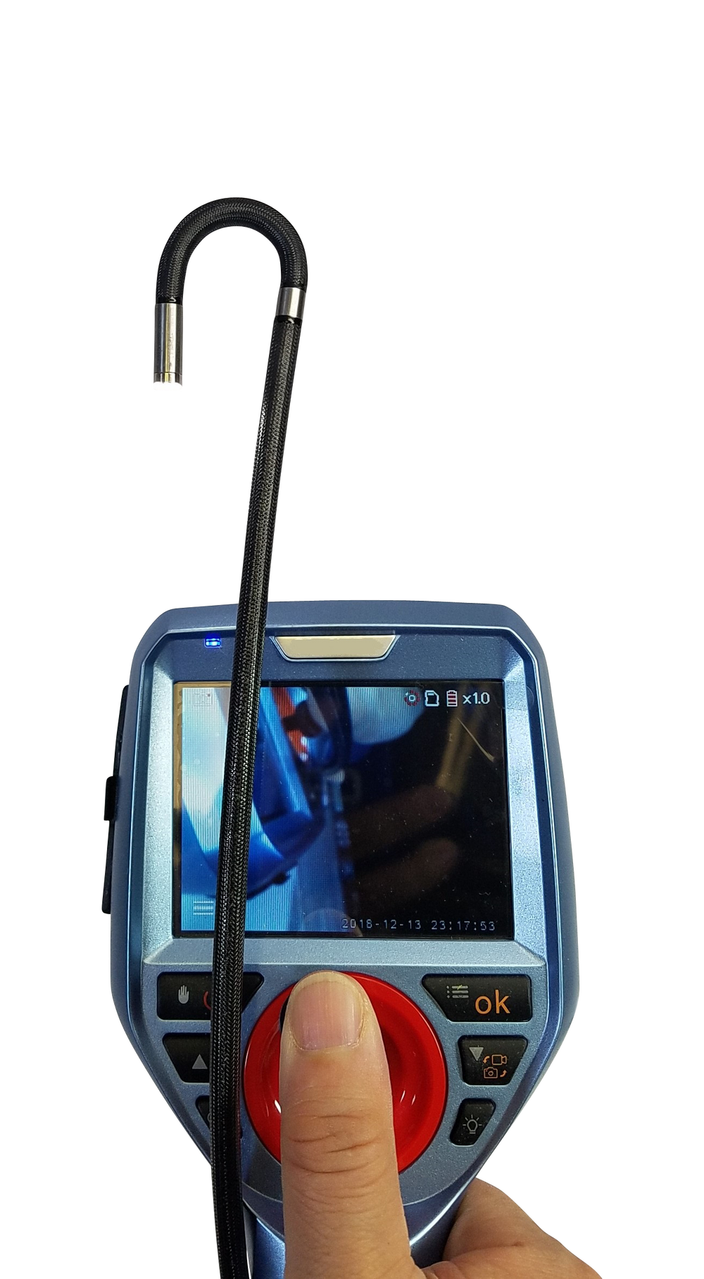 Vividia ME-600 Series 6mm Semi-Rigid Joystick Articulation Borescope 3.5" Monitor