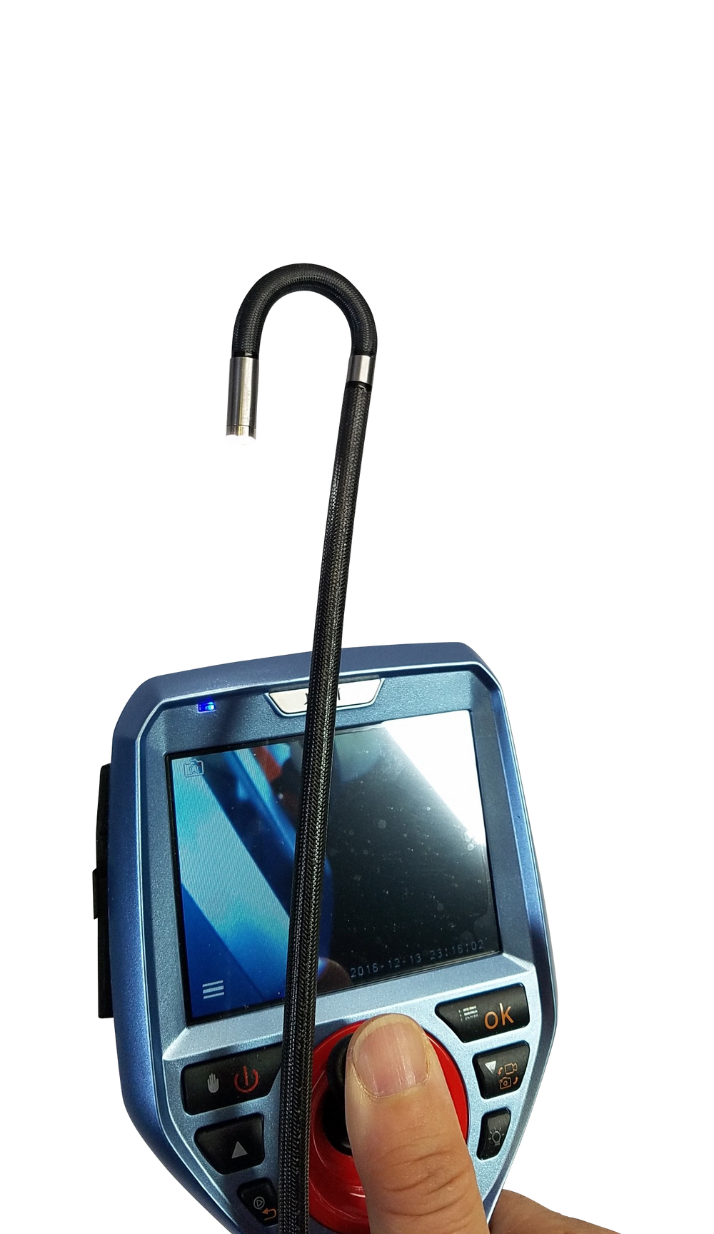 Vividia ME-600 Series 6mm Semi-Rigid Joystick Articulation Borescope 3.5" Monitor