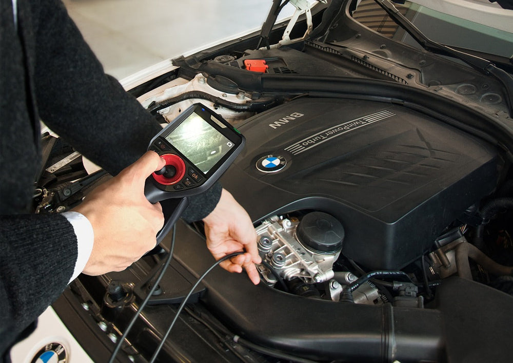 Vividia ME-600 Series 6mm Semi-Rigid Joystick Articulation Borescope 3.5" Monitor