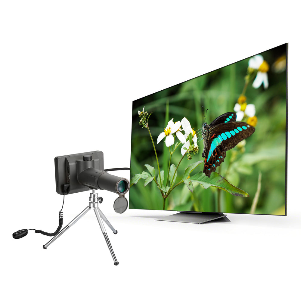 Vividia SS-550 Digital LCD Spotting Scope Telescope Camera 10-50x35mm with 5" Screen 1080P Video 14MP Picture Capture