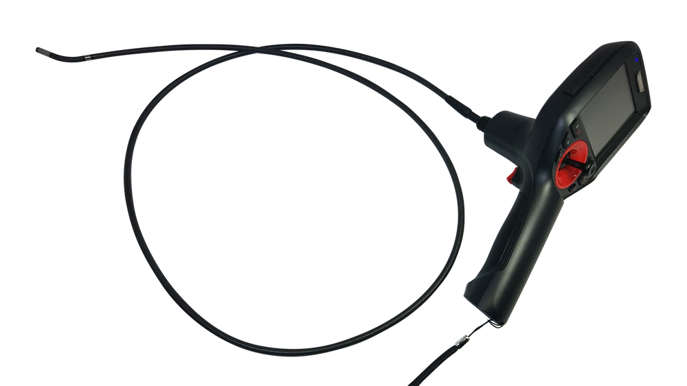 Vividia MP-35 Night Vision Joystick Controlled 360 Degree Articulating Borescope Videoscope for Police Security Military with Two Probes 6mm Diameter 1.5meter Long IR Night Vision Probe and Normal 6mm LED Light Probe