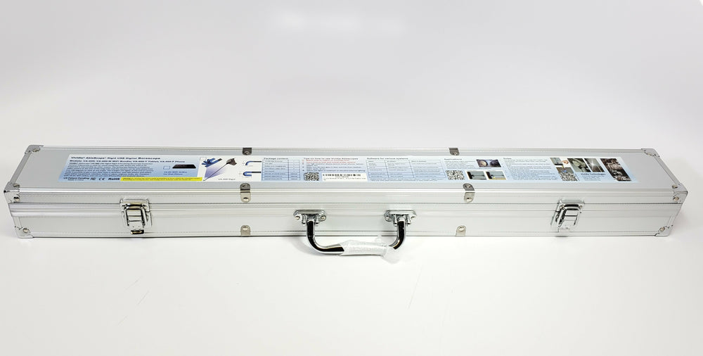 Vividia GB-430 USB Digital Manual Focus Gun Barrel Borescope with 4mm (0.158") Diameter and 12" (30 cm) Long Insertion Tube