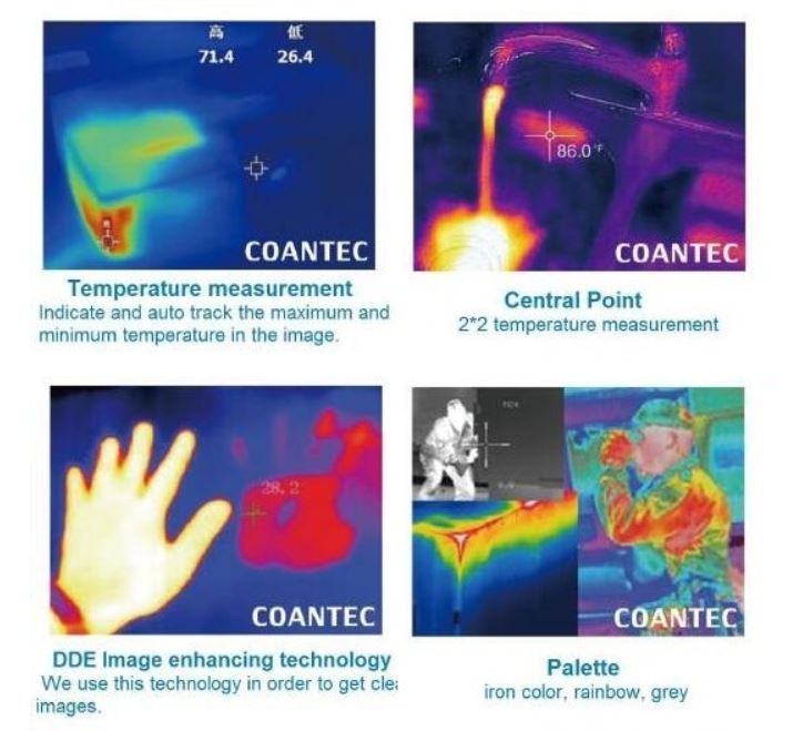 Vividia TB-1710 Handheld Thermal Imaging Camera Borescope with 17mm Diameter Probe
